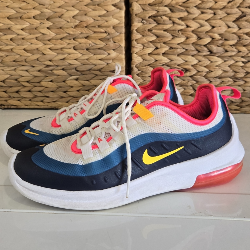 Nike Womans Air Max Blue, White, and Pink